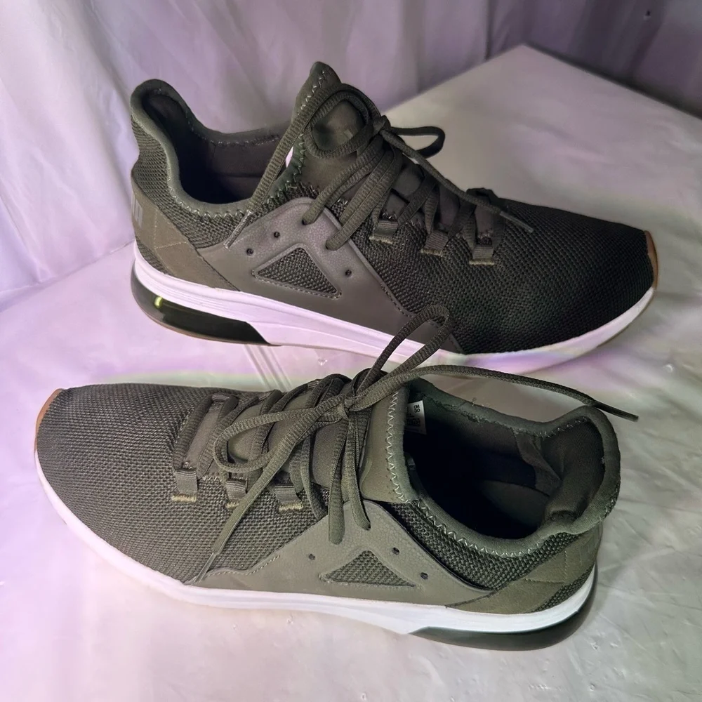 Puma Men's Olive Athletic Shoes
